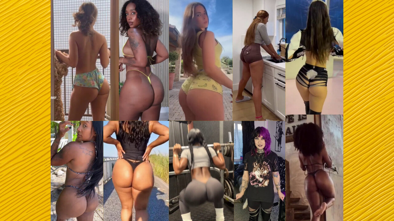 Ass compilation - Big bank tiktok challenge ❤️‍ClipchampGirls 2025