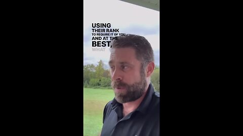 "Nick Freitas: The Differences Between Requiring and Commanding Respect Explained"