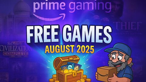 12 FREE PC Games in August! Amazon Prime Gaming’s Biggest Drop Yet!