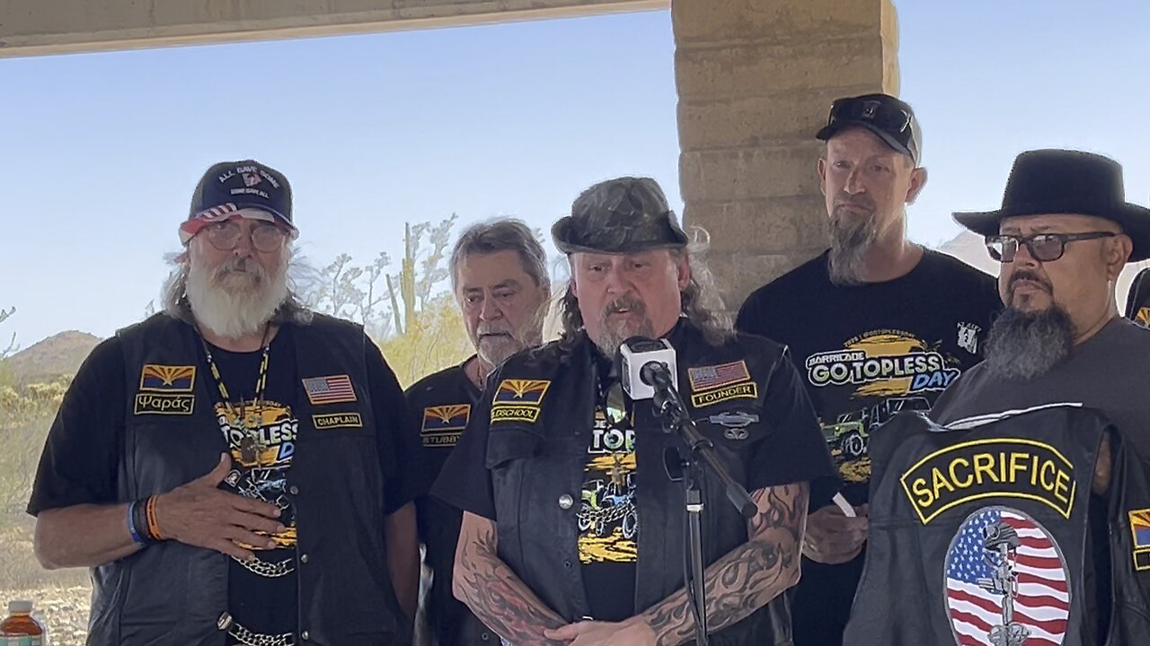 Sacrifice R.C. Bikers. Celebrating with go topless Jeep gathering.