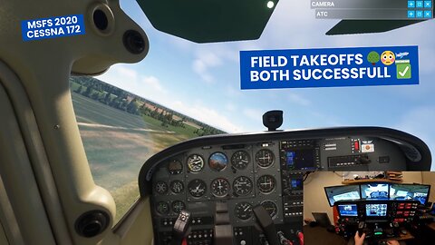 🚀 Two Successful Field Takeoffs After Emergency Landing | Close Calls & Perfect Recovery ✈️🌾