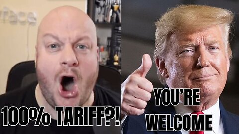 LUKE GOES POSTAL! (Hollywood THREATENED By 100% Foreign Film Tariff, Good)