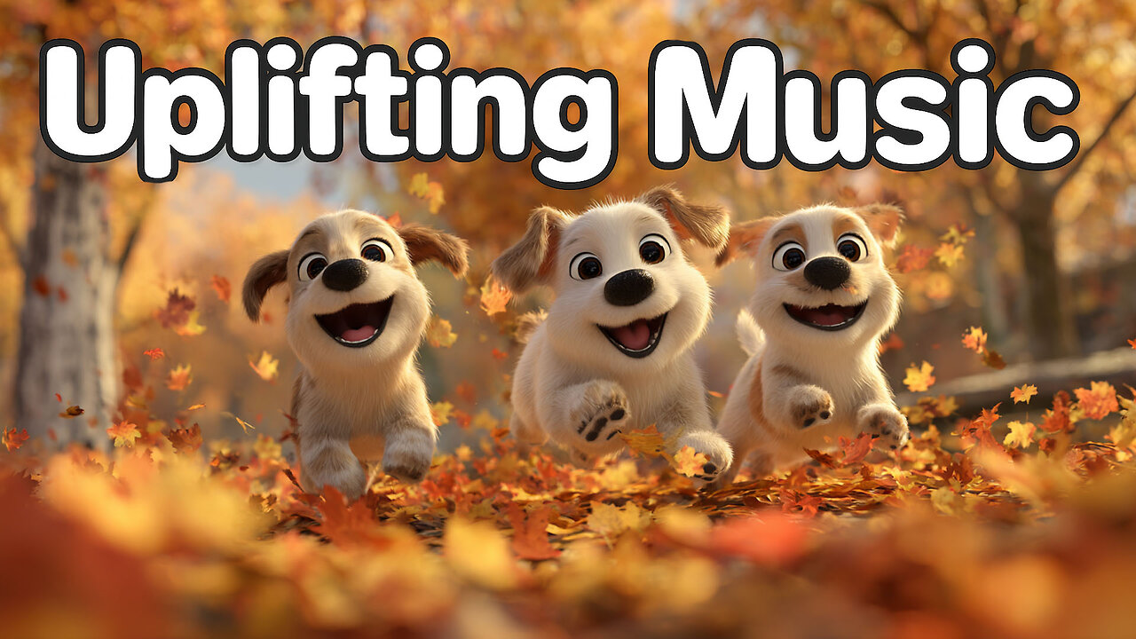 Golden Hour With Puppies 🍂 🐾 Uplifting Music That Feels Like Sunshine