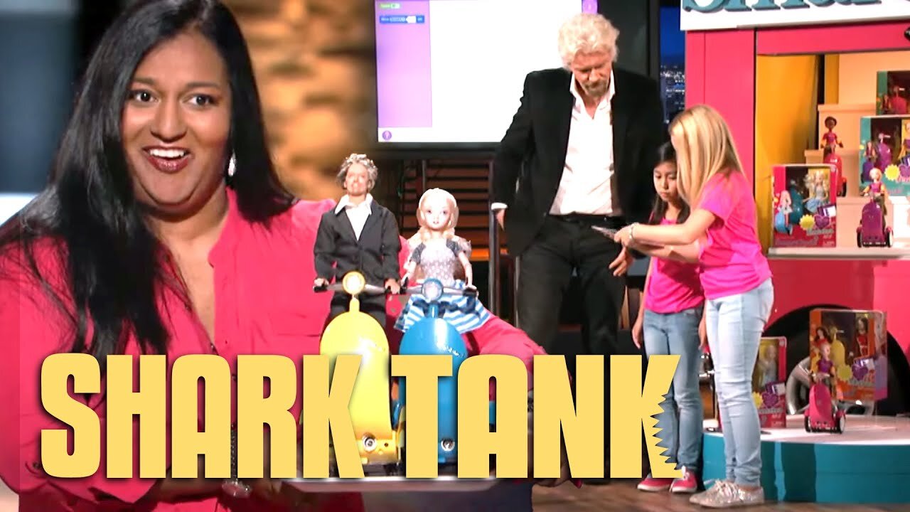 A 10-Year-Old Girl Teaches Richard Branson How To Code | Shark Tank US | Shark Tank Global