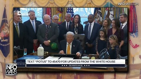 VIDEO: President Trump Announces, We've Been Told "In Good Authority" That The Killings In Iran Have Stopped and There Is No Longer Plans For Executions