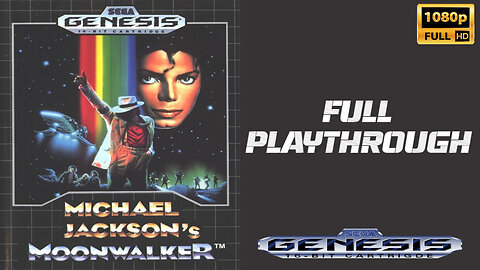 Michael Jackson's Moonwalker - Sega Genesis - Full Playthrough
