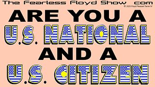 The Answer: You are both a U.S. National and a U. S. Citizen . . .