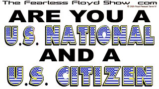 The Answer: You are both a U.S. National and a U. S. Citizen . . .