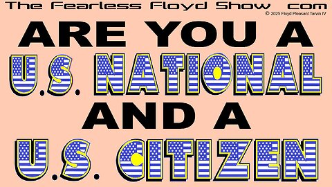 The Answer: You are both a U.S. National and a U. S. Citizen . . .
