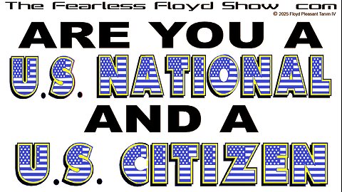 The Answer: You are both a U.S. National and a U. S. Citizen . . .