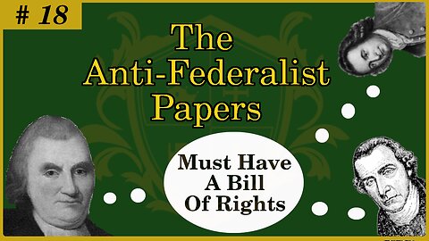 🟢 If We are Going to Accept the new Government - it needs a Bill of Rights; Pause and Ponder 🟢