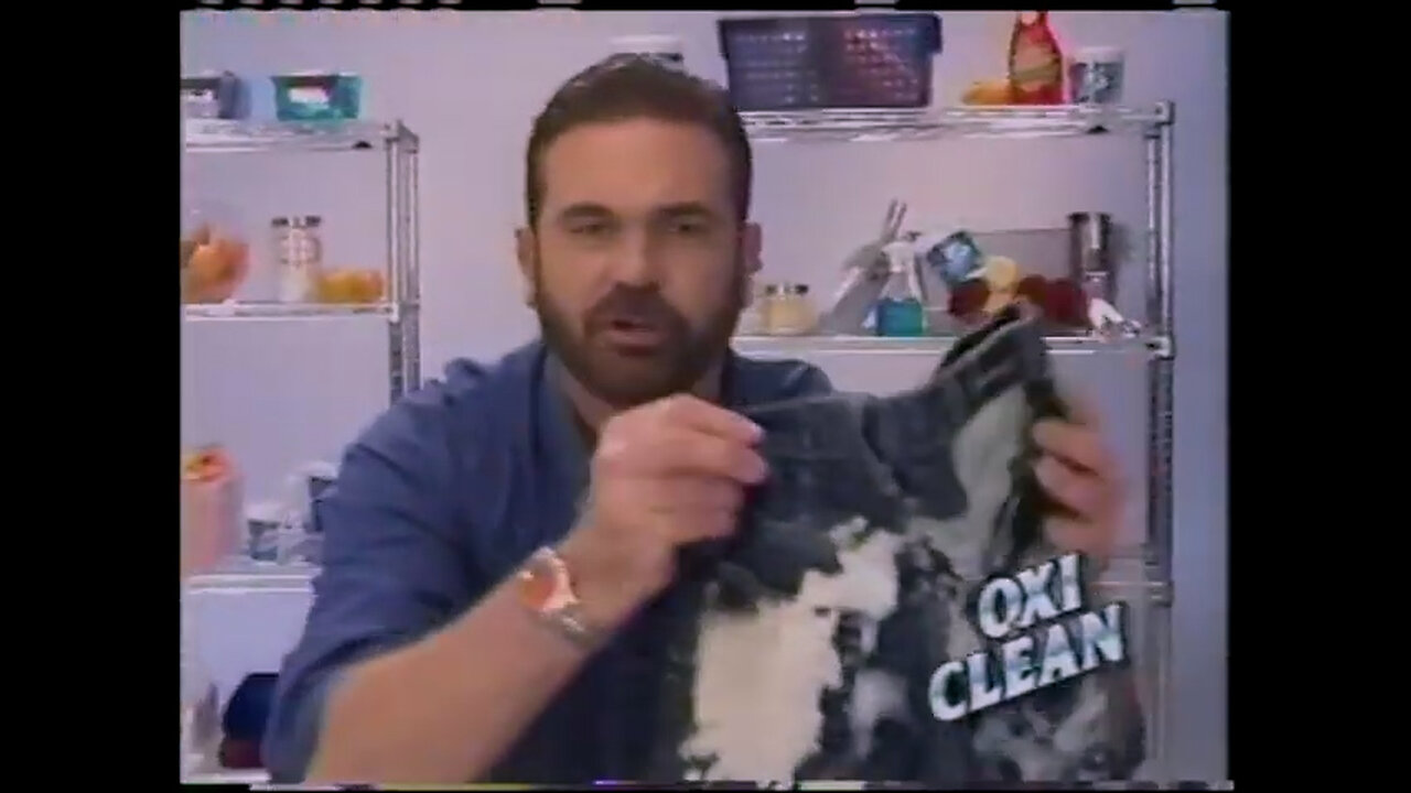 August 23, 2001 - Billy Mays for Oxi Clean