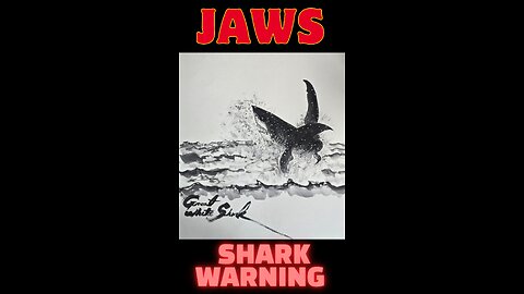 Jaws Is Coming… 🌊 Win This Hand-Painted Shark! 🦈
