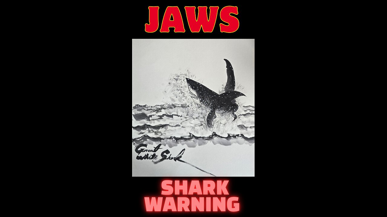 Jaws Is Coming… 🌊 Win This Hand-Painted Shark! 🦈