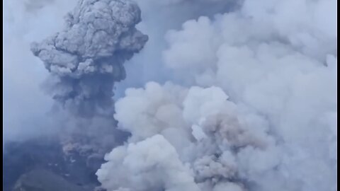 Another blast from the Krasheninnikov Volcano in Kamchatka…