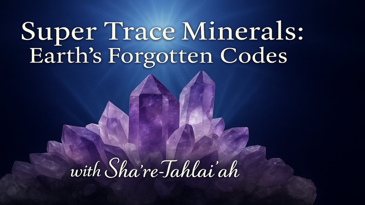 Super Trace Minerals Earths Forgotten Codes Fred Foster & Gail