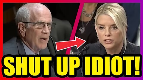 Pam Bondi LOSES CONTROL After Peter Welch Tells Her To SHUT UP IDIOT! 😱