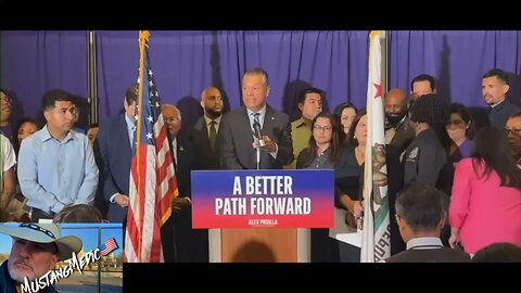 Alex Padilla, Senator from California, is always holding back the tears, isn’t he? 😢