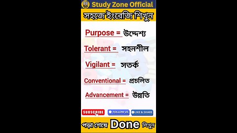 সহজে Vocabulary শিখুন 📚 #spokenenglish #educational #english #learnenglish