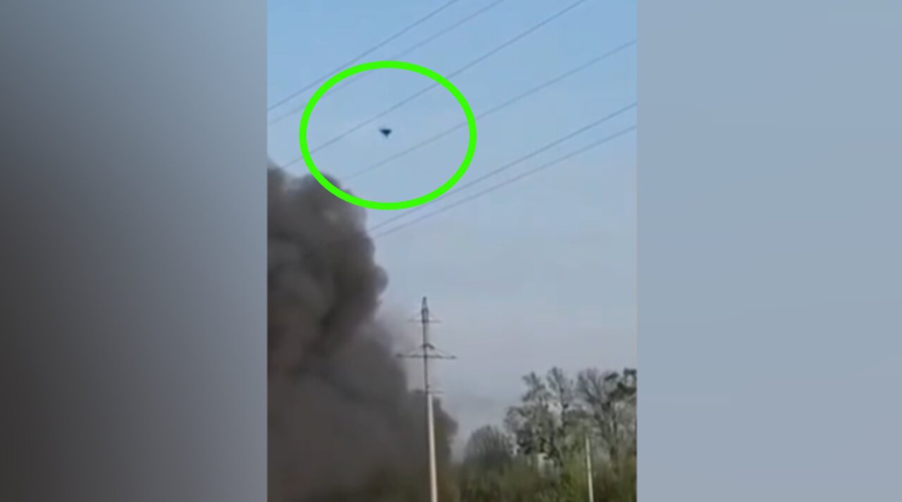 Ukraine: Strike footage of the Geranium UAV on a target in Kharkov