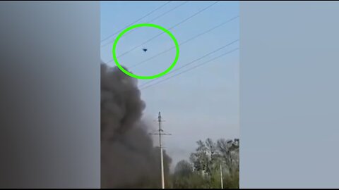Ukraine: Strike footage of the Geranium UAV on a target in Kharkov