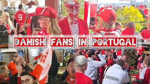 Danish fans in Portugal