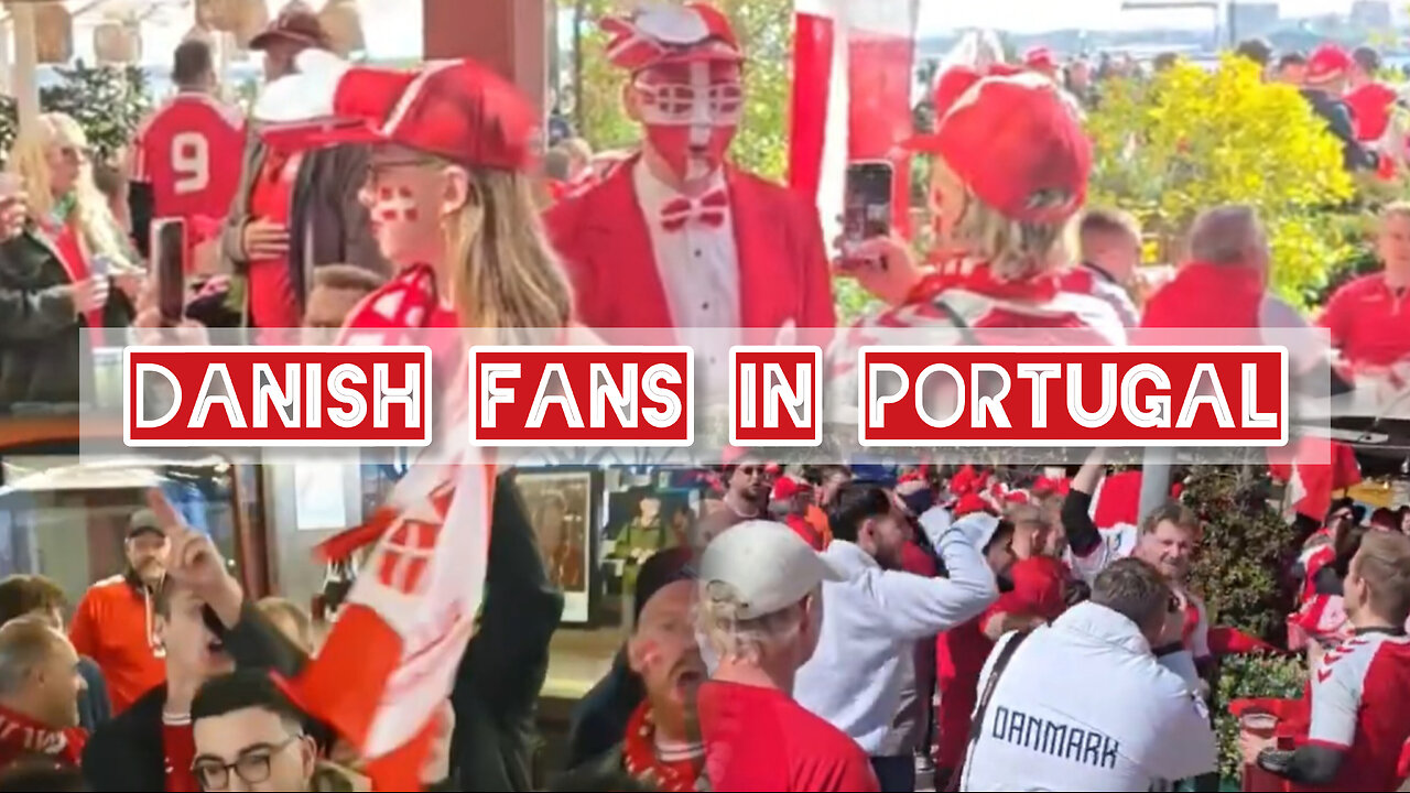 Danish fans in Portugal