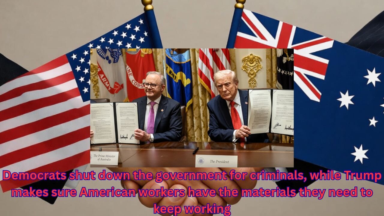 Trump's admin gets a multi-billion agreement for needed minerals to keep Americans working