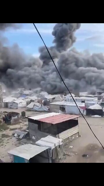 Israel bombing UNRWA tent with 2000lb bomb