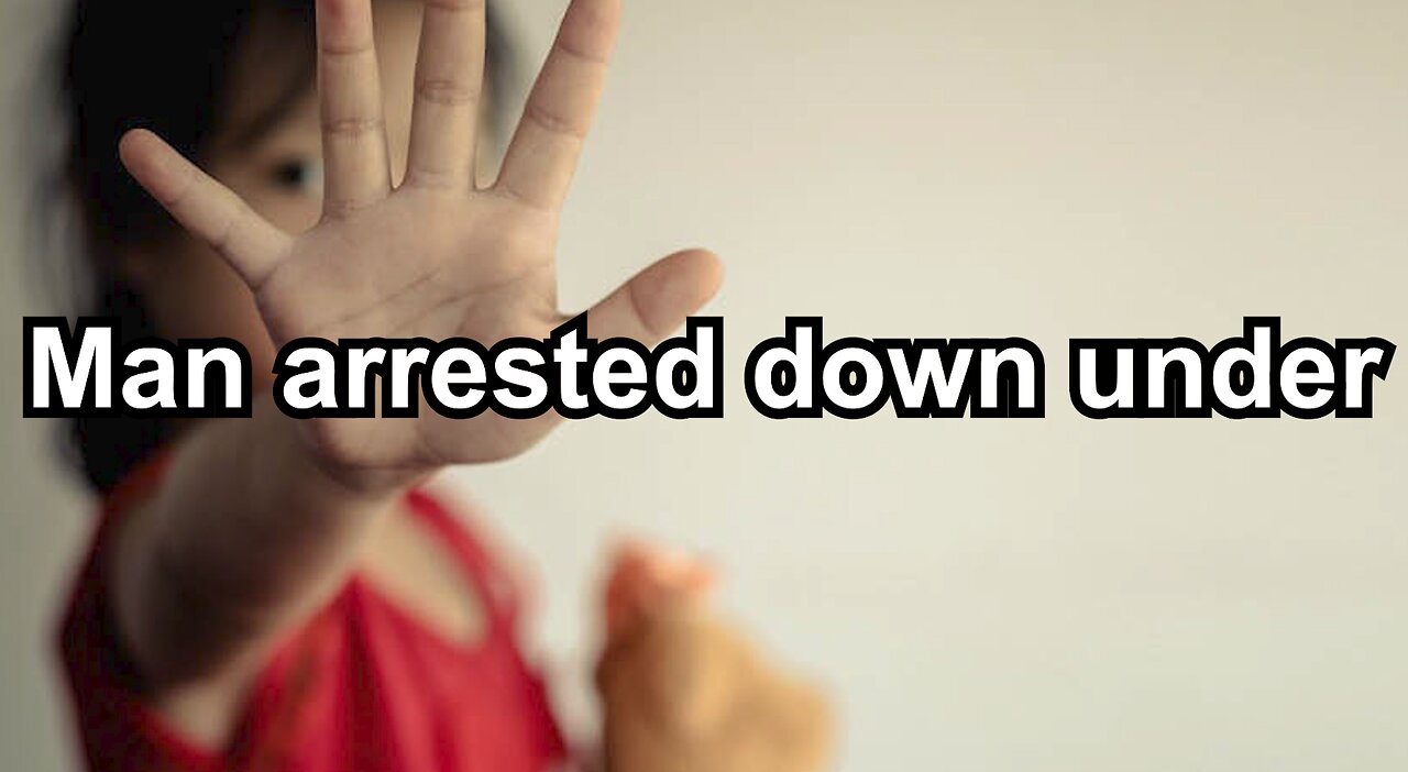 Man arrested down under