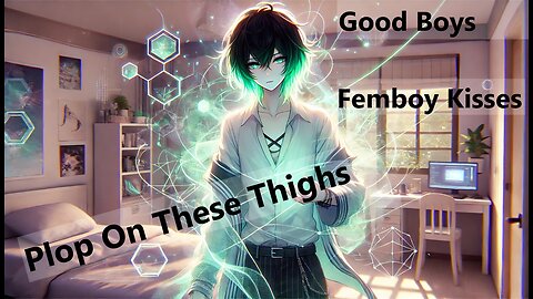 [ASMR] 4th Dimensional Femboy Turns Your Head 2D With His Thighs (Good Boy) (Kissing) (Sleep Aid)