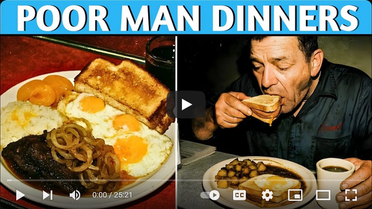 25 Forgotten Poor Man Meals Our Grandparents (PARENTS & KIDS) Ate To Survive