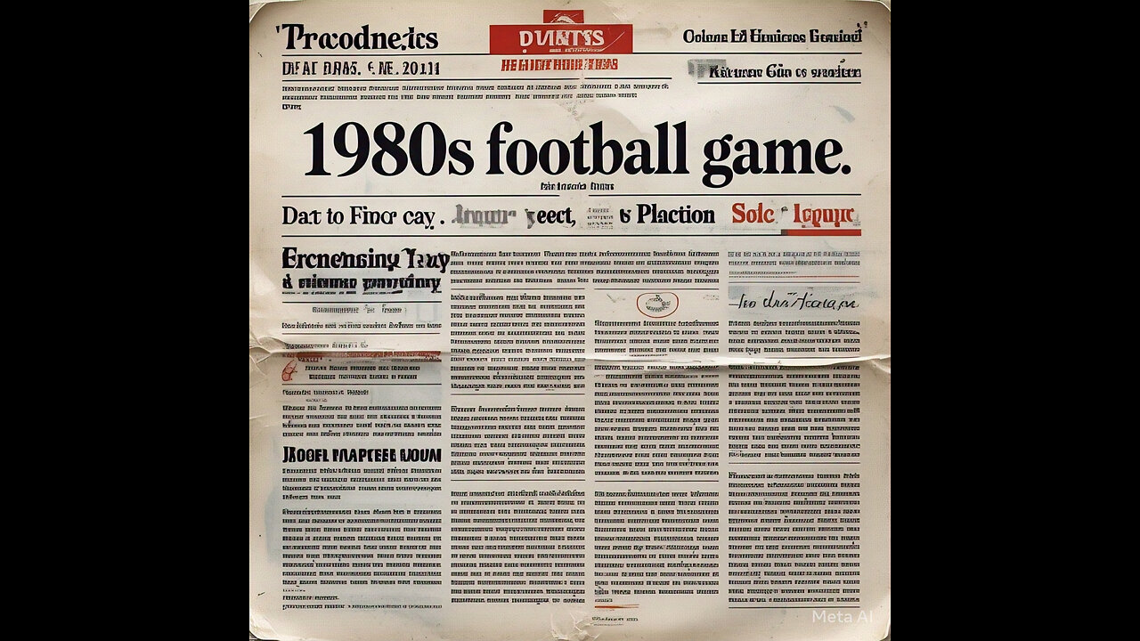 1980s football game on pc