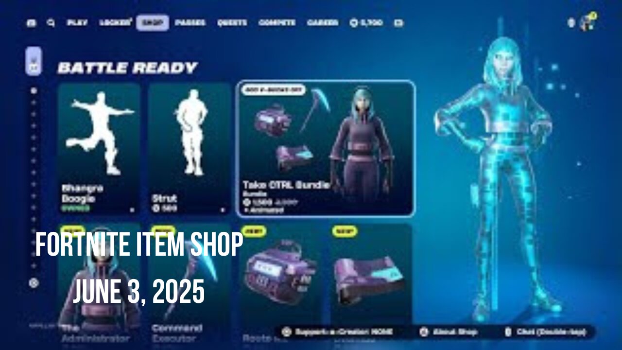 Fortnite Item Shop|June 3, 2025(*New* Take CTRL Bundle)