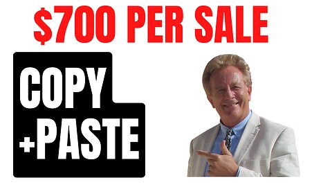 How to Make $700 Per Sale with This Copy & Paste Affiliate Side Hustle