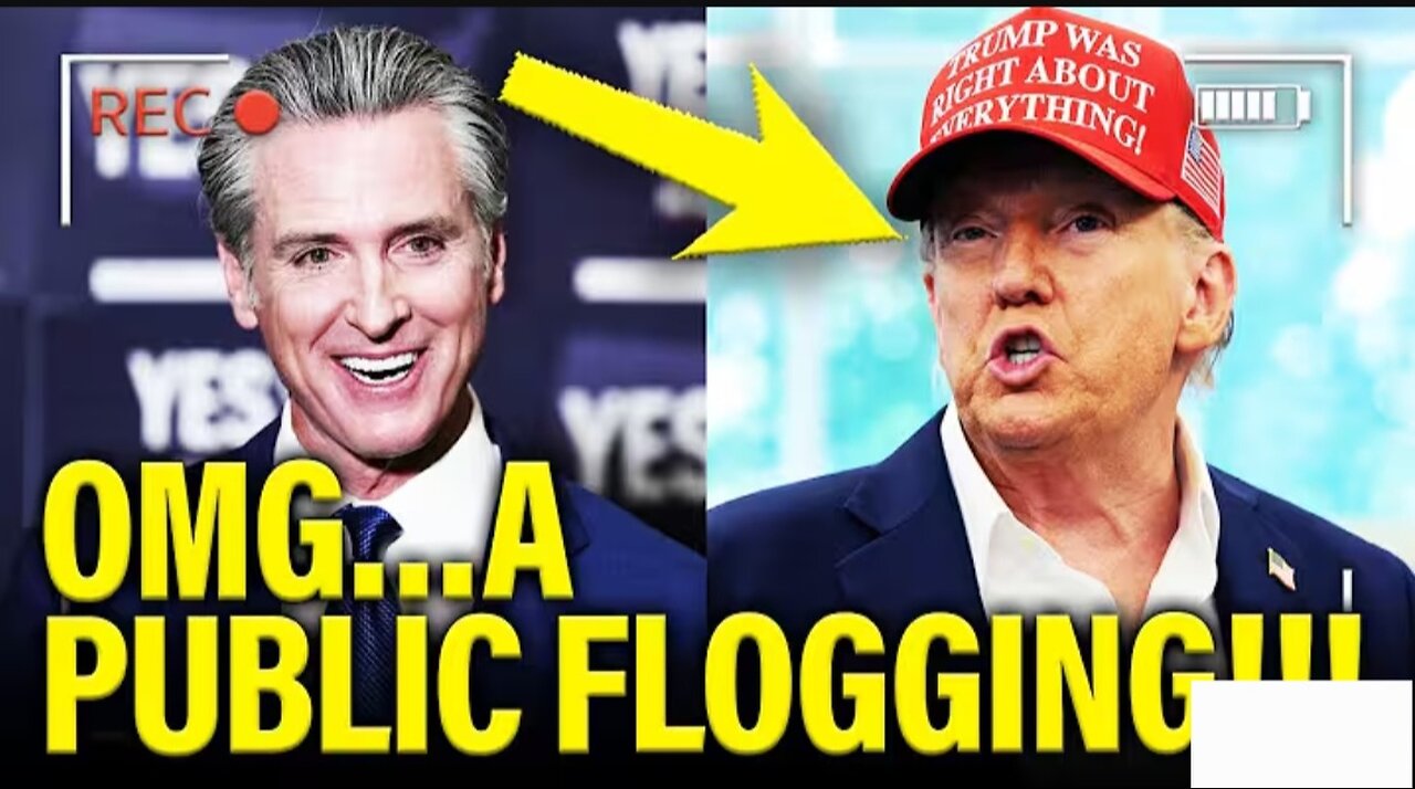 Trump FREEZES UP as Newsom SHREDS HIM IN PUBLIC