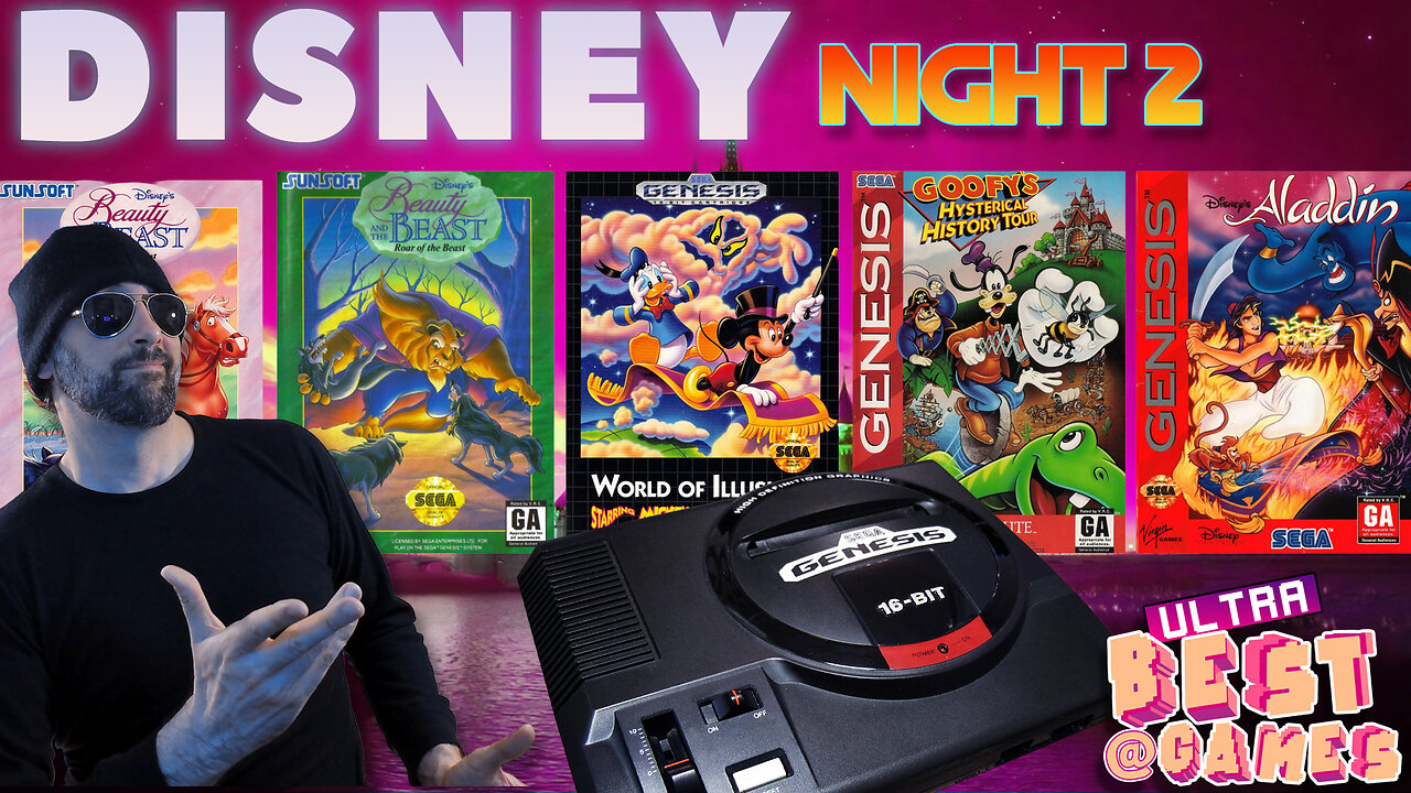 Retro Disney Game Night 2 | ULTRA BEST AT GAMES (Original Live Version)