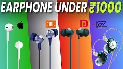 Best 4 Premium Wired Earphones Under 1000 In 2025