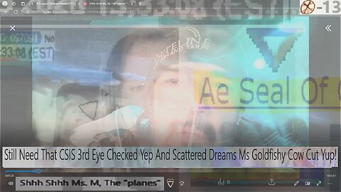 Still Need That CSIS 3rd Eye Checked Yep & Ms Goldfishy Scattered Dreams Cow Cut Yup!