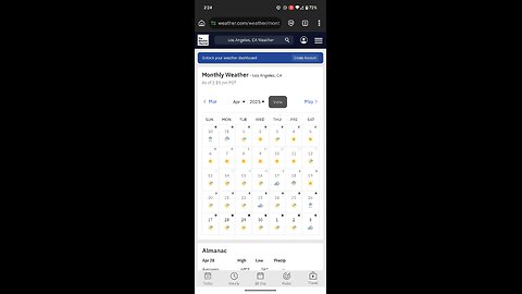Doing April's Weather