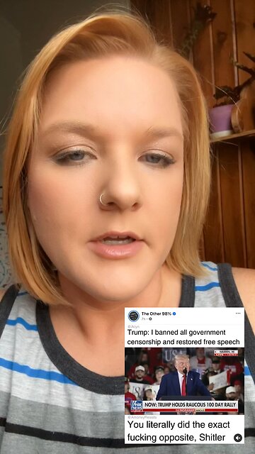 My response to a meme claiming Trump took away free speech.