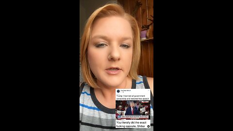My response to a meme claiming Trump took away free speech.