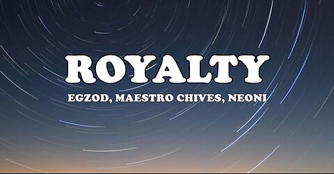 Egzod & Maestro Chives - Royalty (ft. Neoni) Lyrics Video (slowed and Reverb)