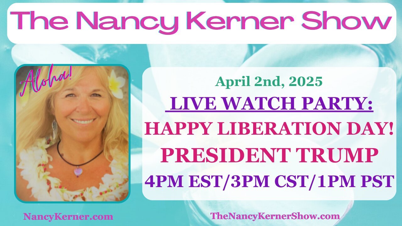 LIVE Watch Party: Happy Liberation Day! President Trump to Speak @ 4pm EST