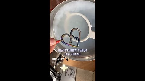 #anodizing #titanium Unbreakable Heart #pendant #necklace #science #chemistry #jewelry #jewellery