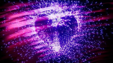 Relaxing Music & Visual Meditation | Heart Sparkles 230131 | Original Artworks