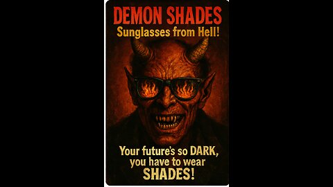 DEMON SHADES movie trailer SUNGLASSES FROM HELL!