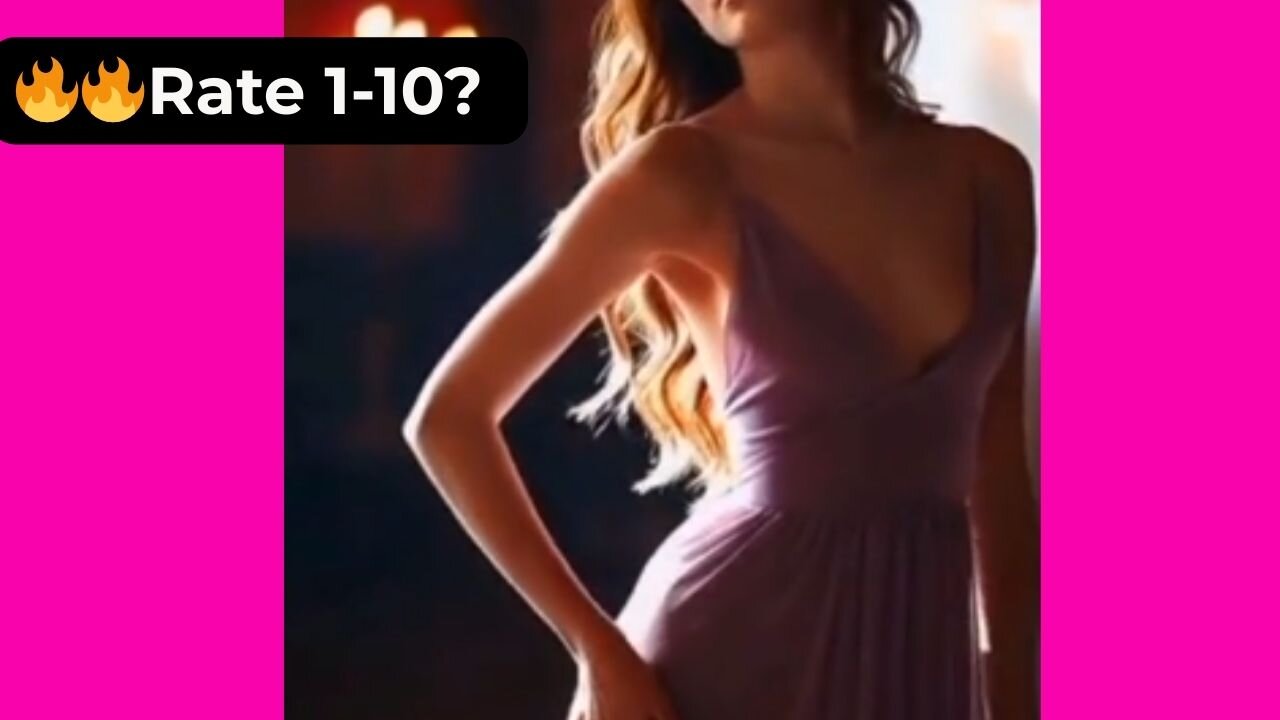 🔥 Rate This Purple Dress 1-10? | Supermodel Elegance 4K