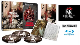 Cannibal Holocaust [Limited Edition Midnight Gold 4K Ultra HD + 2-Blu-ray + Card + Book]