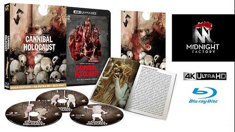 Cannibal Holocaust [Limited Edition Midnight Gold 4K Ultra HD + 2-Blu-ray + Card + Book]